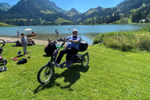 Easy Rider driewielfiets elektrisch Van Raam Roland Staudenmann Easy Rider driewielfiets elektrisch Van Raam Roland Staudenmann