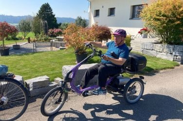 Expérience client tricycle Easy Rider - Roland Staudenmann