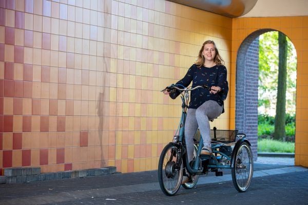 Unique riding characteristics Van Raam Maxi tricycle