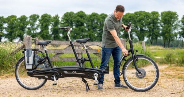 Unieke rij-eigenschappen van de Van Raam Twinny tandem - deelbare uitvoering