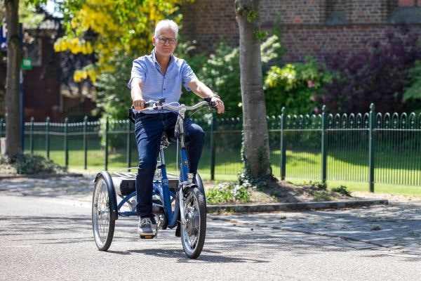 Unique riding characteristics Van Raam Midi tricycle