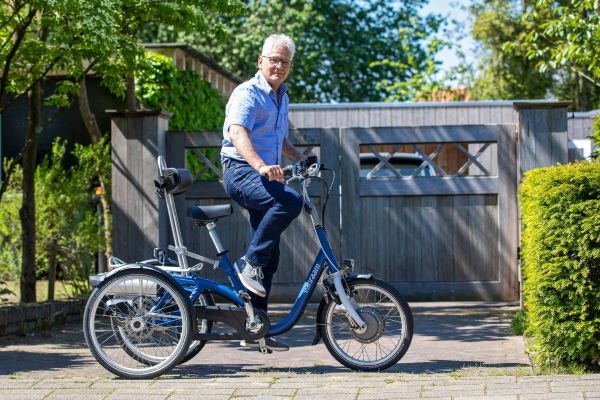 Unique riding characteristics Midi tricycle - Getting on and off safely