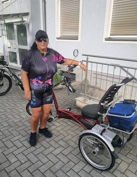 Customer experience Easy Rider adult e trike Van Raam Gabriele Wirth