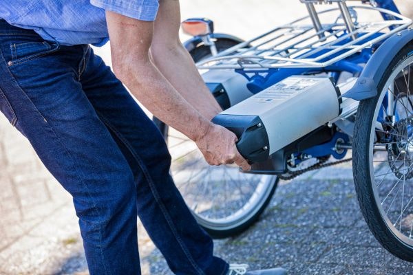 Caractéristiques uniques de conduite du tricycle Van Raam Midi - tricycle électrique