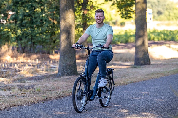 Einzigartiges Zweirad Balance mit tiefer Einstieg Van Raam