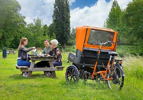 van raam riksja fiets chat picknick