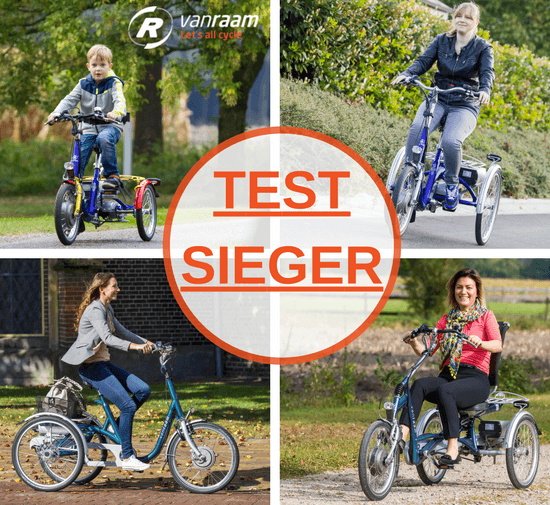 Testsieger Van Raam Dreiräder