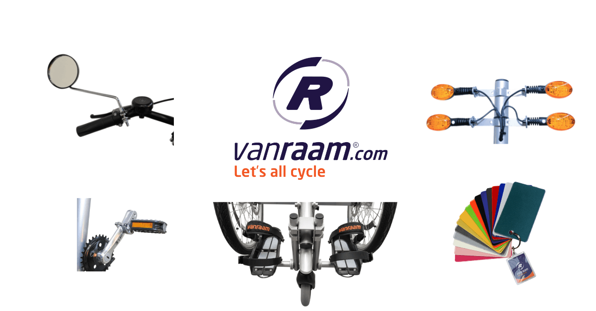 bicycle parts and options for van raam special needs bikes