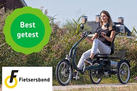 Van Raam Easy Rider driewielfiets best getest door Fietserbond