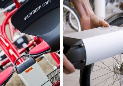 option van raam side by side tandem extra battery pack