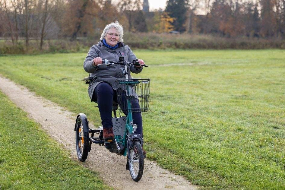 van raam scootmobielfiets testen en proberen bij welzorg shop