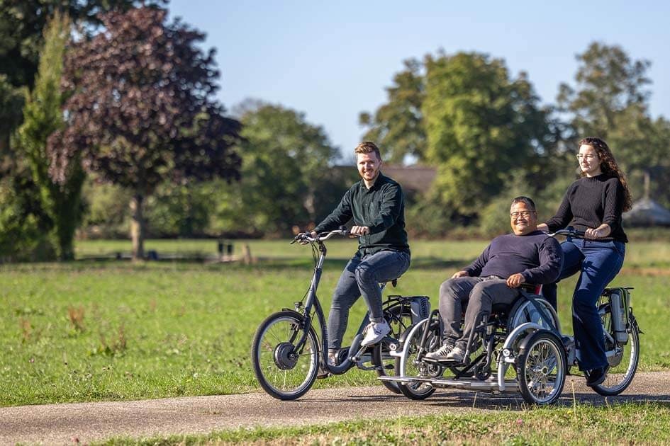 aangepaste fietsen voor personen met een beperking