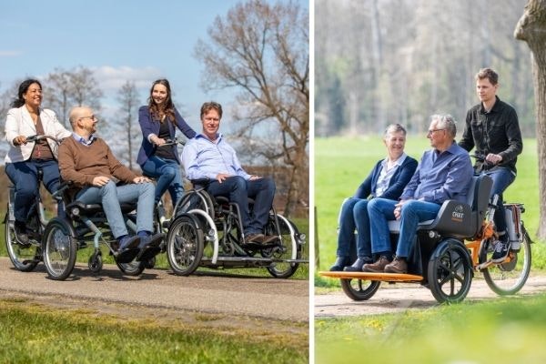 Van Raam elektrische transportfiets voor personenvervoer