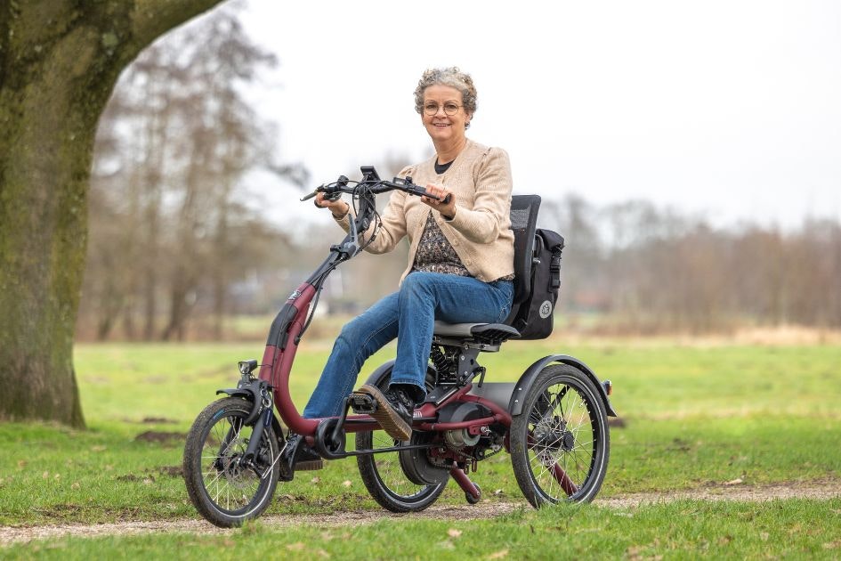 Unieke rij-eigenschappen van de Easy Rider Compact zitdriewielfiets