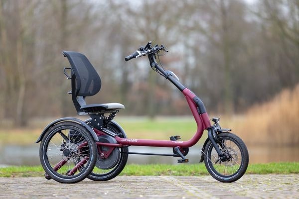 Unieke rij-eigenschappen van raam Easy Rider Compact zitdriewielfiets