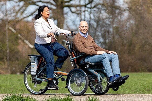 Vélo pour fauteuil roulant OPair Van Raam Vélo pour fauteuil roulant OPair Van Raam