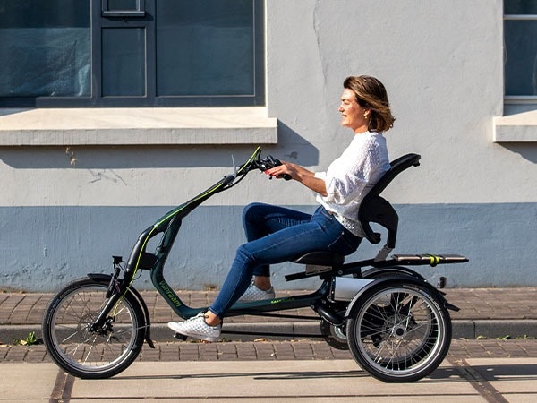 Unieke rij-eigenschappen van de Easy Rider driewielfiets Van Raam