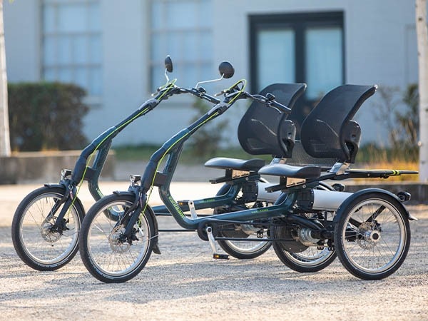 Unieke rij-eigenschappen van de Easy Rider driewielfiets Van Raam uniek frame