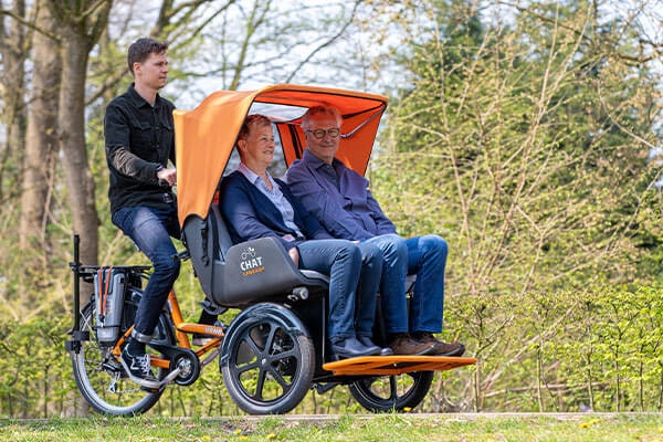 Van Raam Rickshaw Bike Chat cargo transport bike