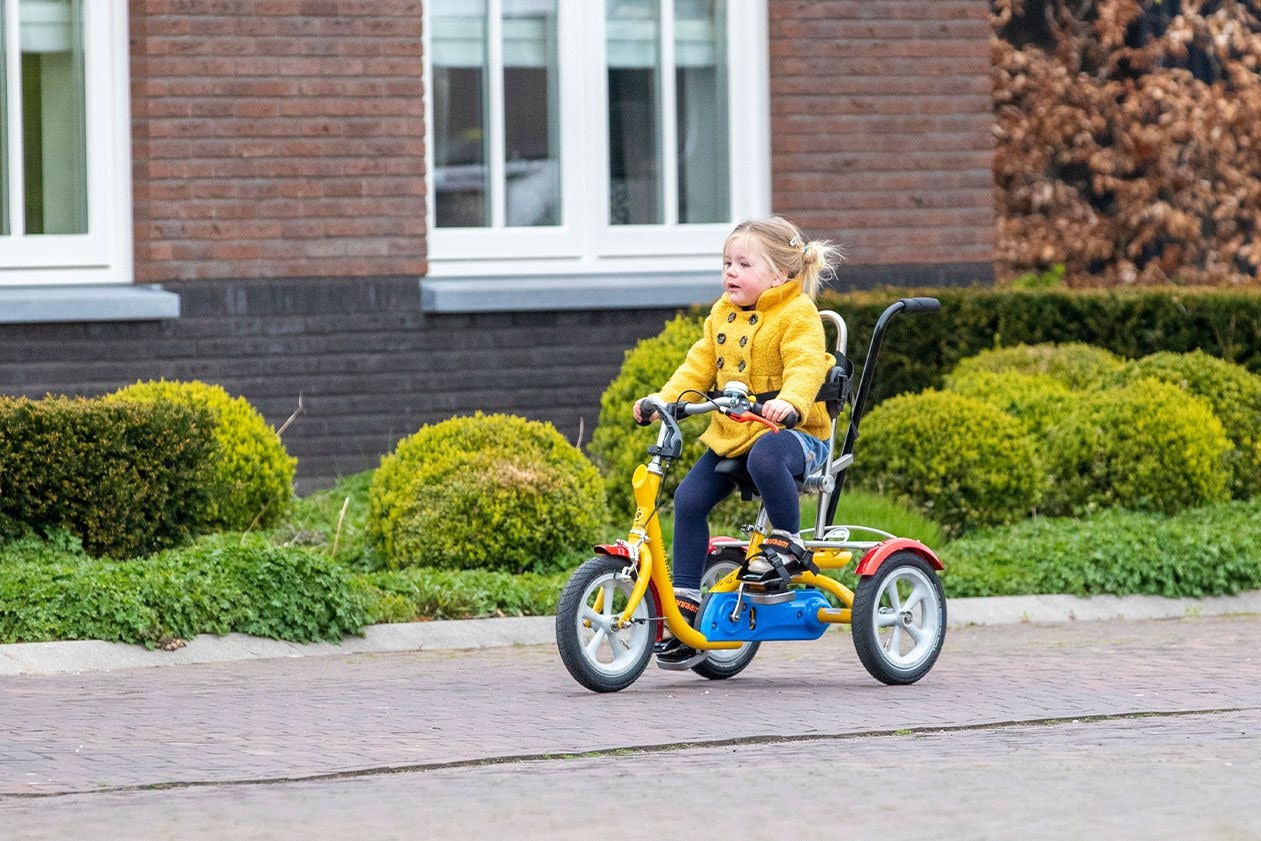 Unique riding characteristics of the Van Raam Husky children’s trike