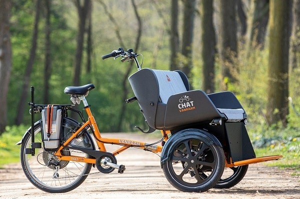 Chat transportfiets voor drie personen Van Raam