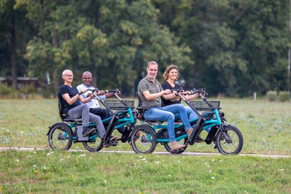 FunTrain aanhanger aan Fun2Go voor vier personen Van Raam