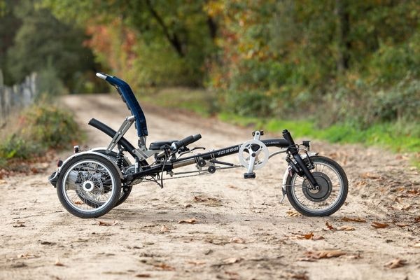Caractéristiques uniques du tricycle couché Easy Sport Small van raam Caractéristiques uniques du tricycle couché Easy Sport Small van raam