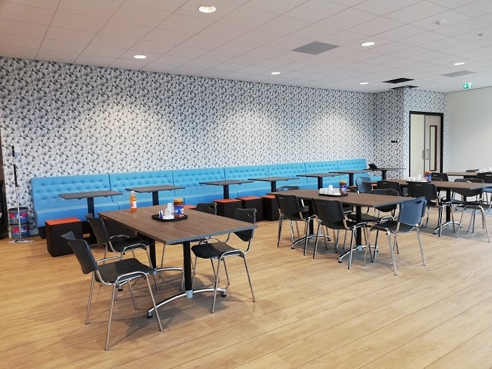 Canteen in new Van Raam premises