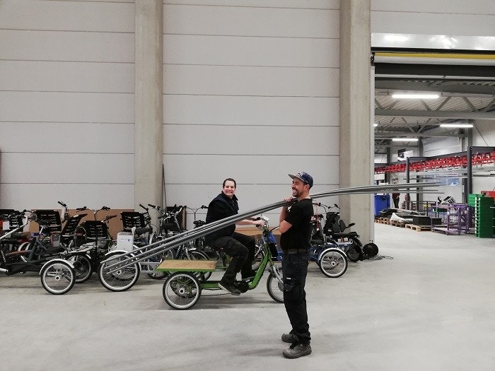 New premises Van Raam adaptive bikes factory