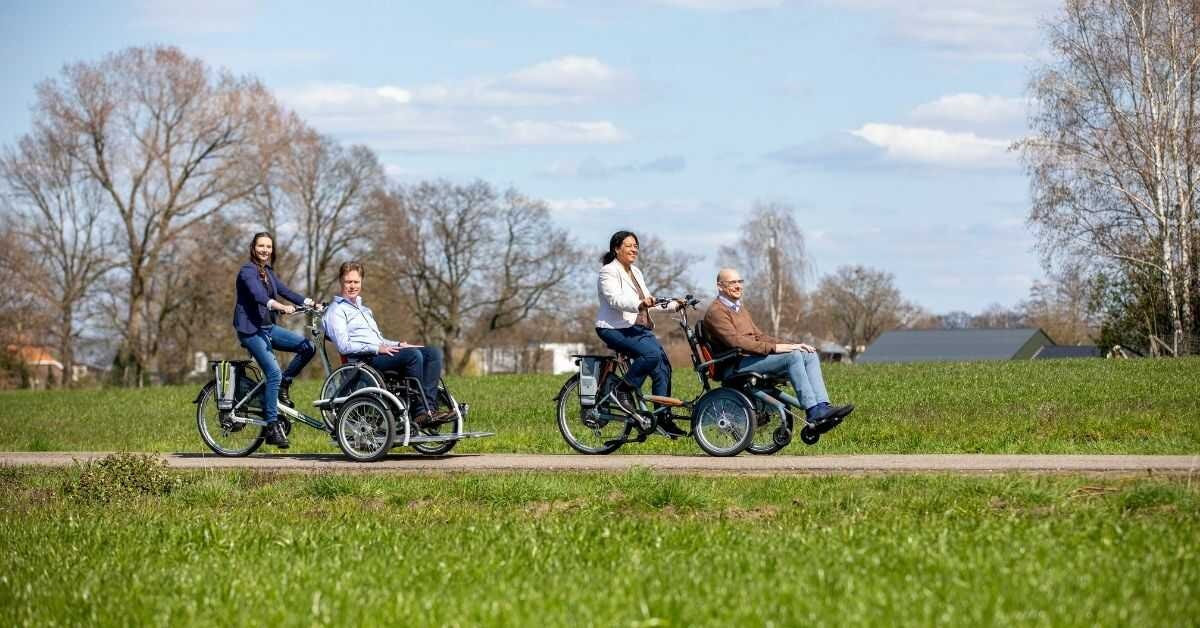 10 most asked questions about the Van Raam wheelchair bikes OPair and VeloPlus
