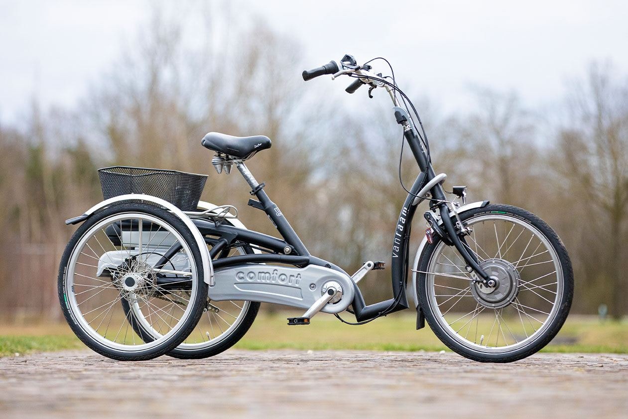 shopping basket on the Van Raam Maxi Comfort tricycle