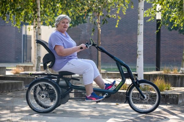 elektrische zitfiets easy rider van raam