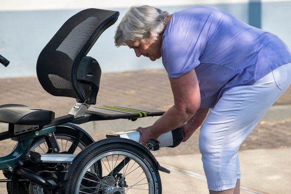 Brandsicherheit Fahrrad Akkus Lassen Sie den Van Raam Akku nicht fallen