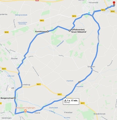 fietsroute varsseveld en omgeving