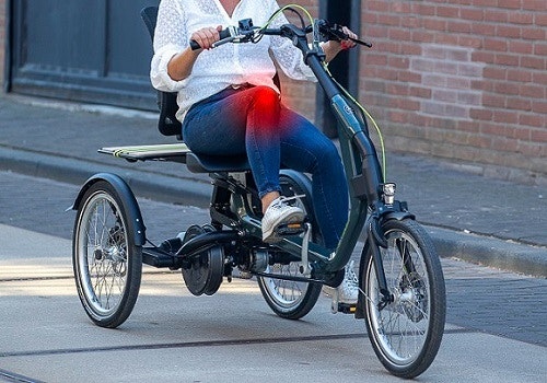 Kniepijn fietsen oorzaken verhelpen voorkomen Van Raam