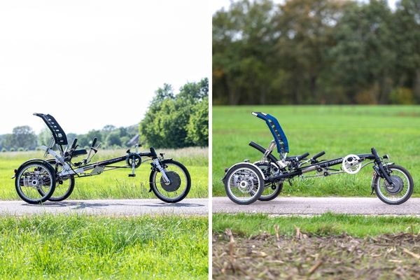 differences entre le van raam Easy Sport et le Easy Sport Small Tricycles couches dimensions