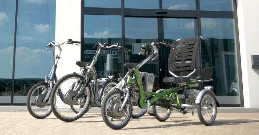 adapted Van Raam bicycles for little women