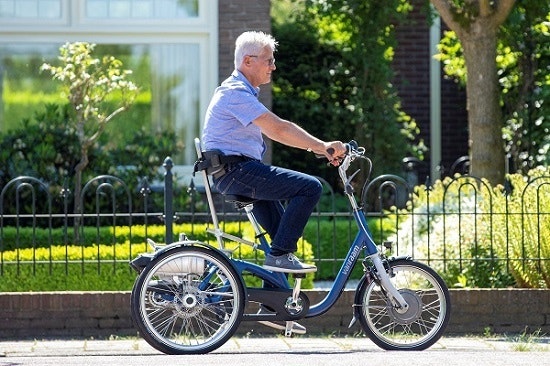 Cycling with back pain Van Raam tricycles