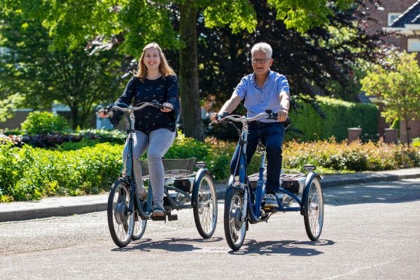 Van Raam Maxi en Midi traditionele driewielfietsen