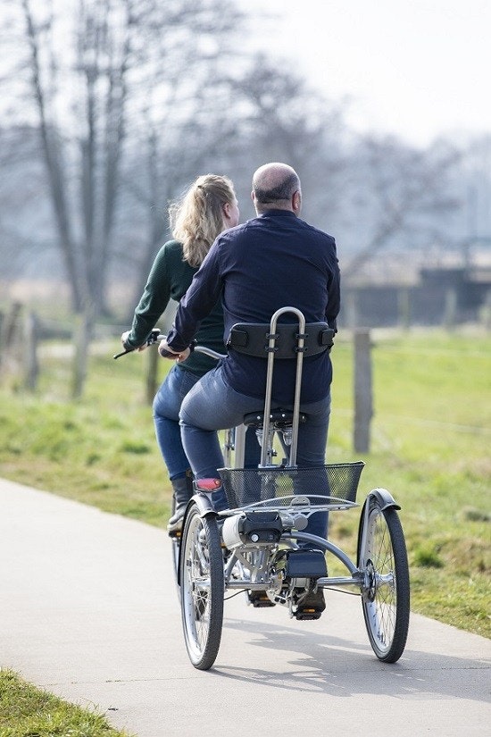 Van Raam fiets tandem Twinny Plus met rugsteun