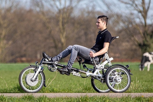 fietsen met rugpijn Van Raam zitdriewielers