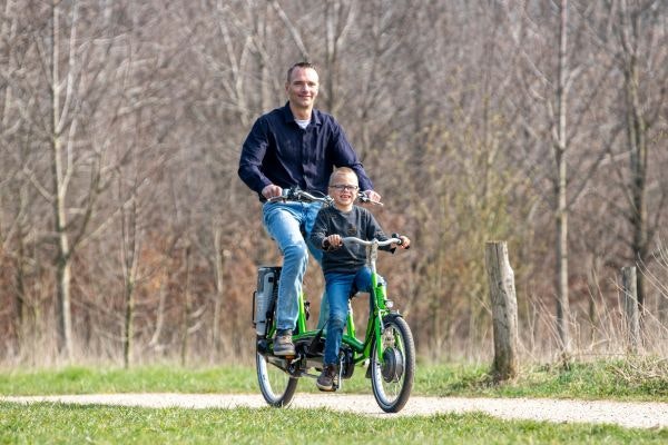 de kivo ouder kind tandem heeft een schakelbare vrijloop