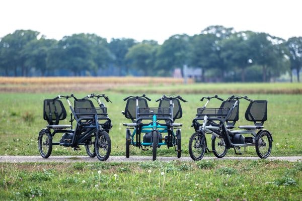 Discover the renewed Van Raam Fun2Go side by side bike with various models