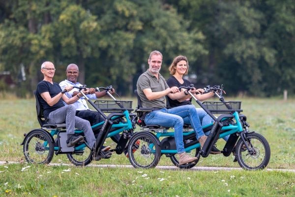 De vernieuwde Fun2Go duofiets met FunTrain van Van Raam