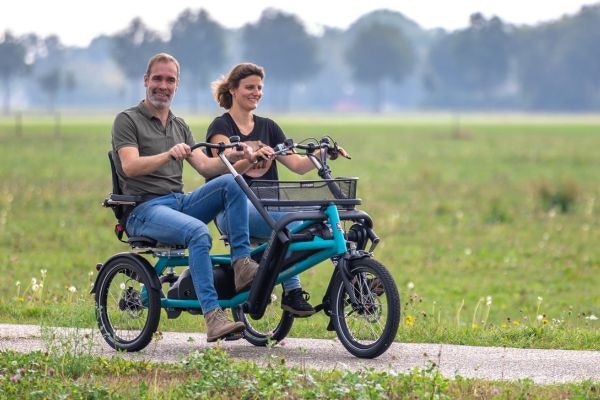 Entdecken Sie das erneuerte Fun2Go Parallel Tandem von Van Raam