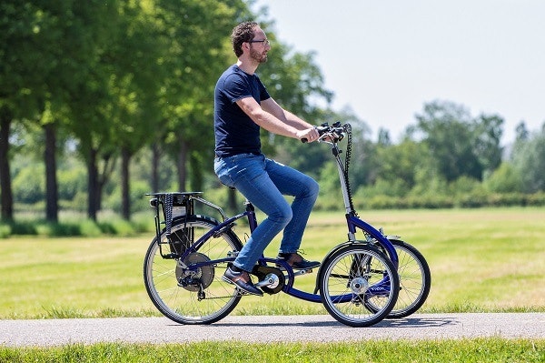 Viktor: Erwachsenen Dreirad mit 2 Rädern vorne und 1 Rad hinten