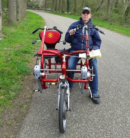 fietsen op de duofiets