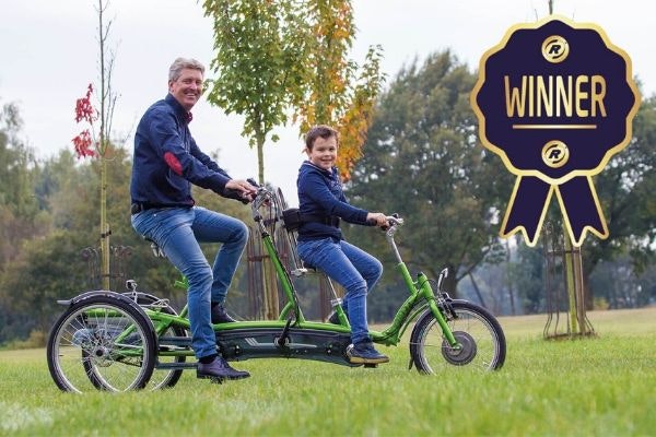Tricycle tandem Kivo Plus won in the tender in Norway