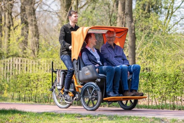 6 tips for cycling on the van raam chat rickshaw bike