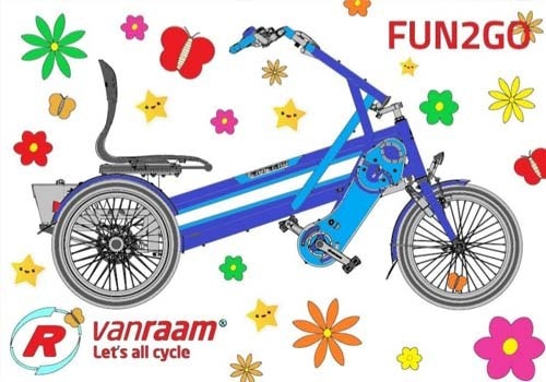 Van Raam colouring page contest winner Fun2Go colouring page